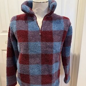 Eddie Bauer fleece 1/4 zip pull over size small